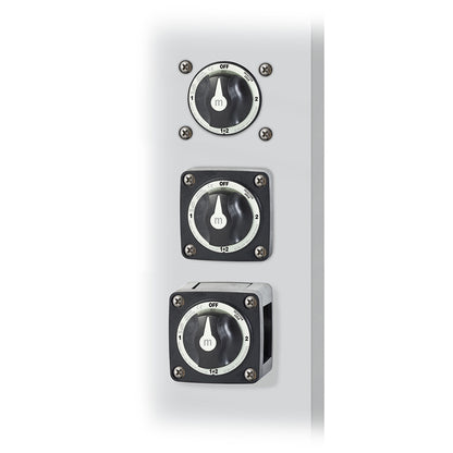 Blue Sea Systems 6008200 m-Series 3-Position Battery Selector Switch - Black