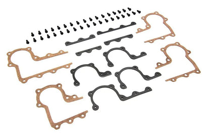 Colony Parkerized Rocker Arm Cover Strip and Gasket Kit for Harley Davidson EL and FL Models by Colony