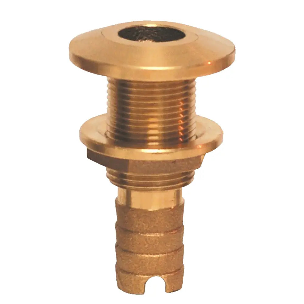 GROCO Bronze Hose Barb Thru-Hull Fitting - 3/4 inch, C83600 Bronze, NPS Thread, UL Listed