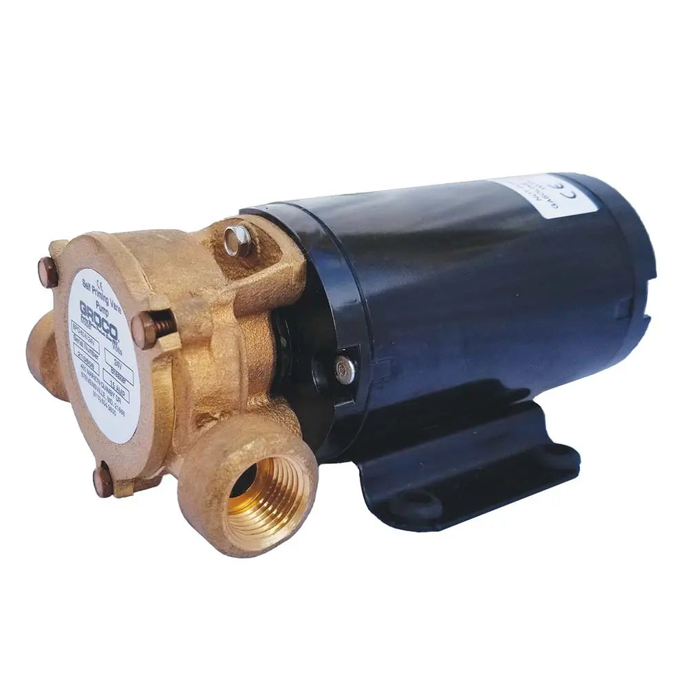 GROCO SPO-60-N 12V Heavy Duty Positive Displacement Vane Pump