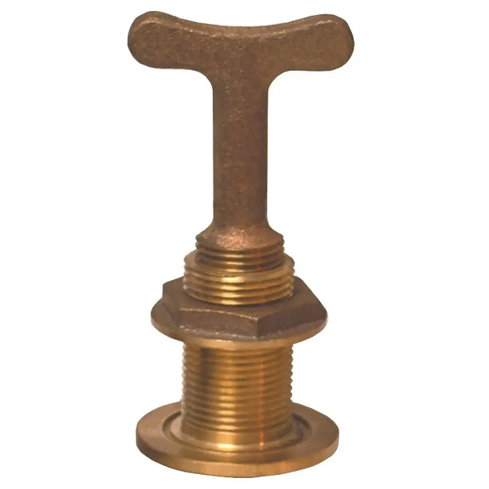 GROCO TD-750 Garboard Drain with Inside T-Handle Plug for Marine Bilge Drainage