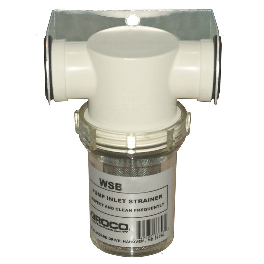 GROCO 1 Inch Fresh Water Strainer with Plastic Basket – WSB-1000-P