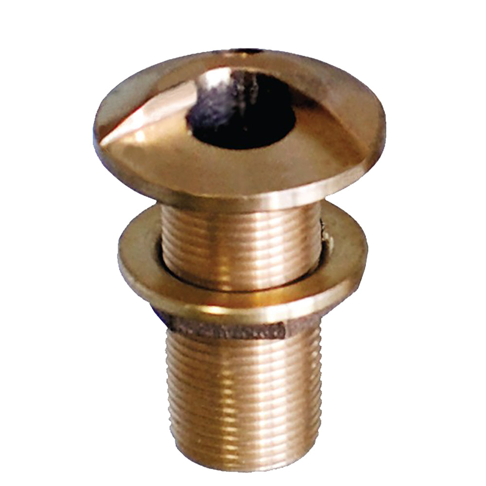 GROCO 3/4 Inch Bronze High Speed Thru-Hull Fitting with Nut - Marine Marine Hardware
