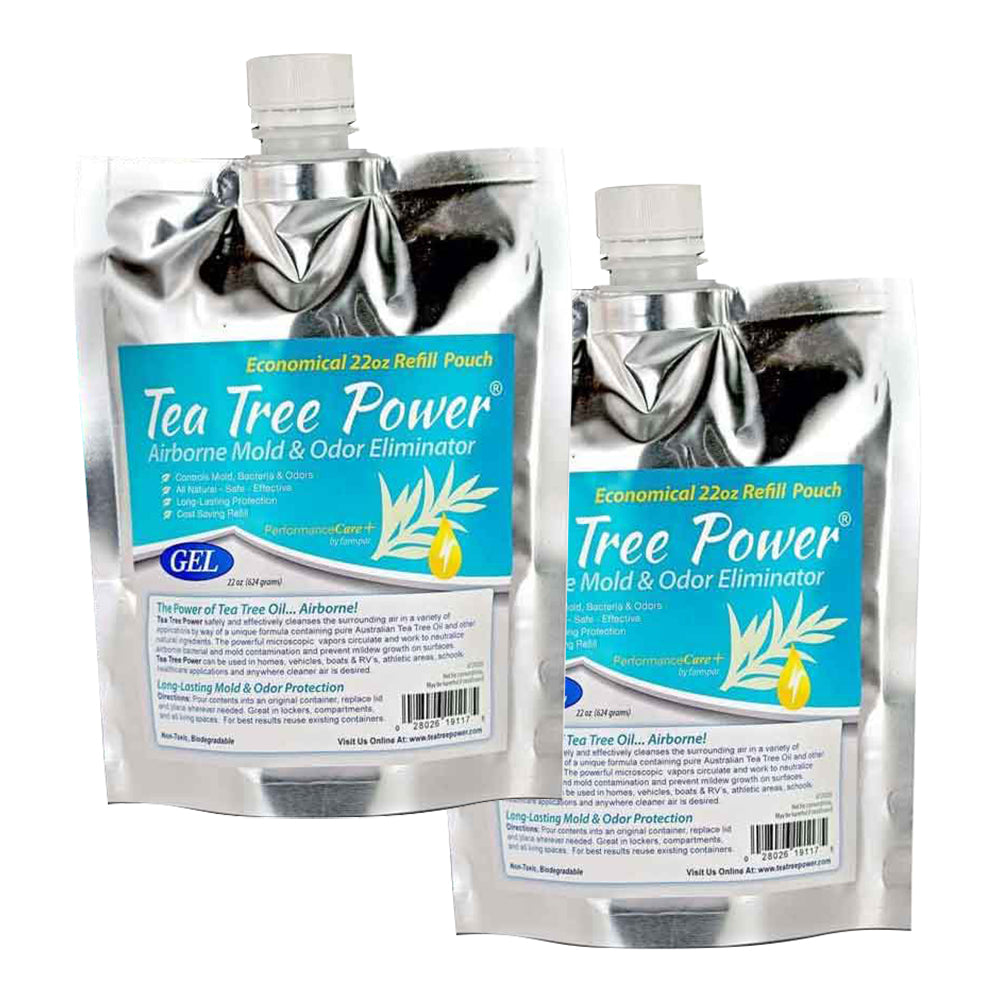 Forespar Performance Products Tea Tree Power 44oz Refill Pouches – Natural Odor Eliminator with Australian Tea Tree Oil