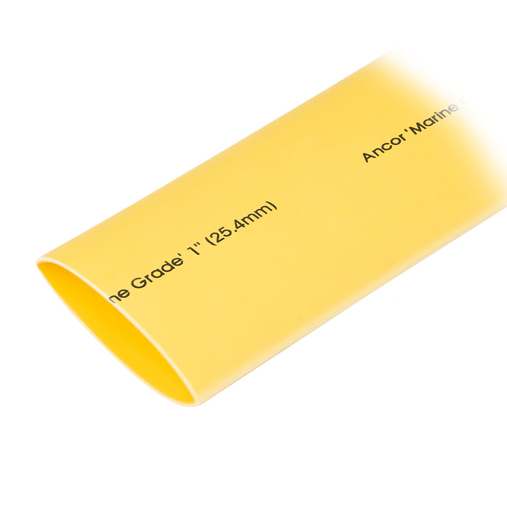 Ancor Heat Shrink Tubing 1 Inch x 48 Inches - Yellow, Part Number 307948