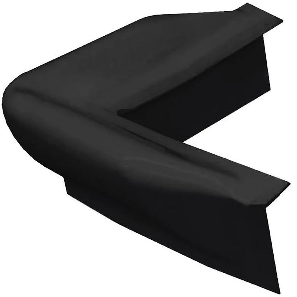 Dock Edge DE73104F Corner Dock Bumper Guard in Black for Boat Protection