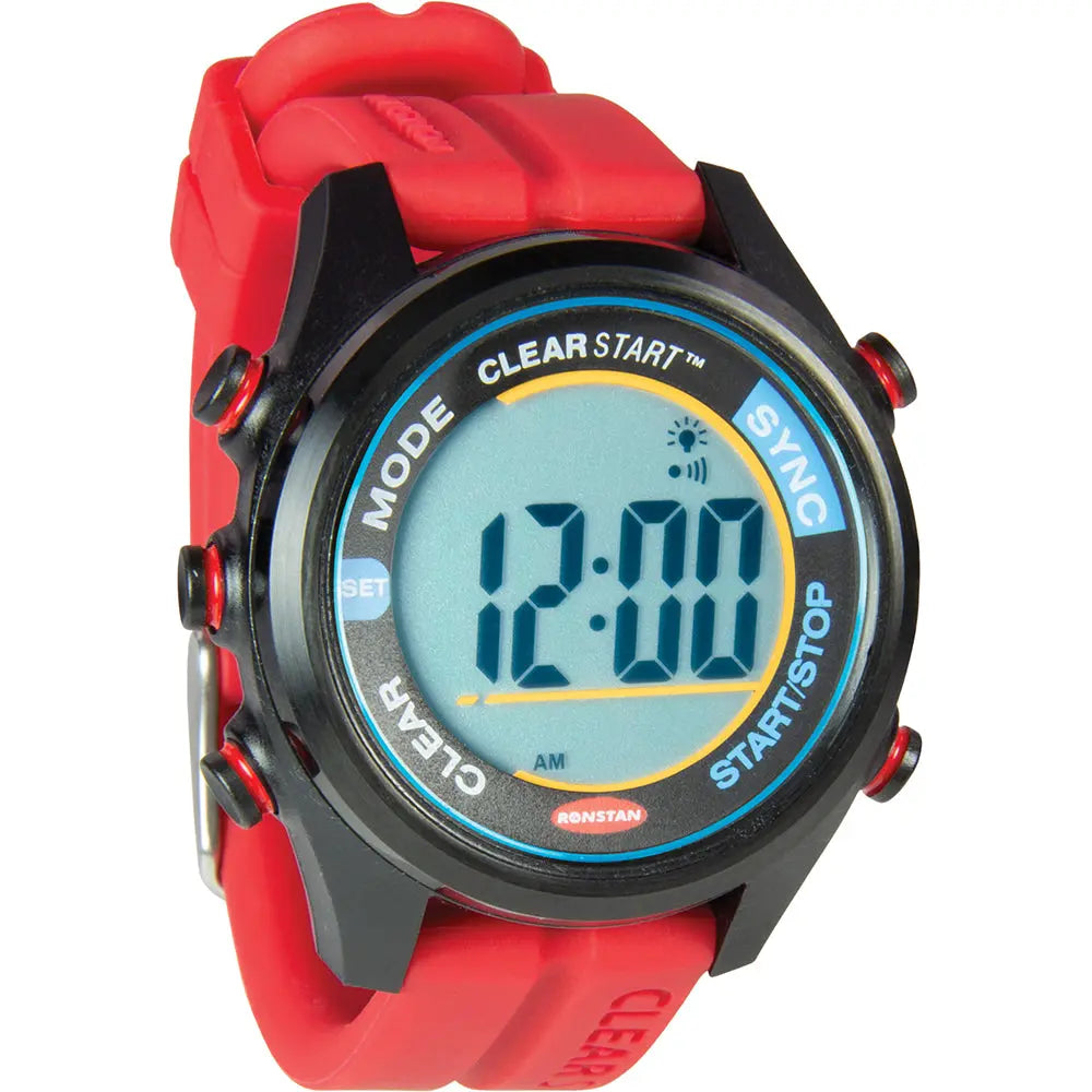 Ronstan ClearStart 40mm Sailing Watch - Red with Race Functionality