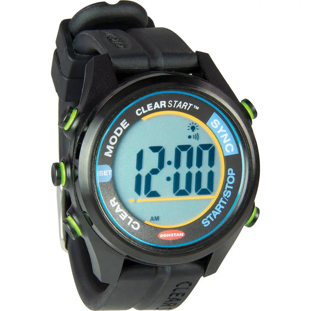 Ronstan ClearStart 40mm Sailing Watch - Black with Race Timer and Advanced Features