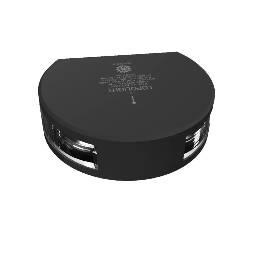 Lopolight Series 201-010 Masthead Light - 2 Nautical Miles Visibility, Vertical Mount, White LED, Black Housing