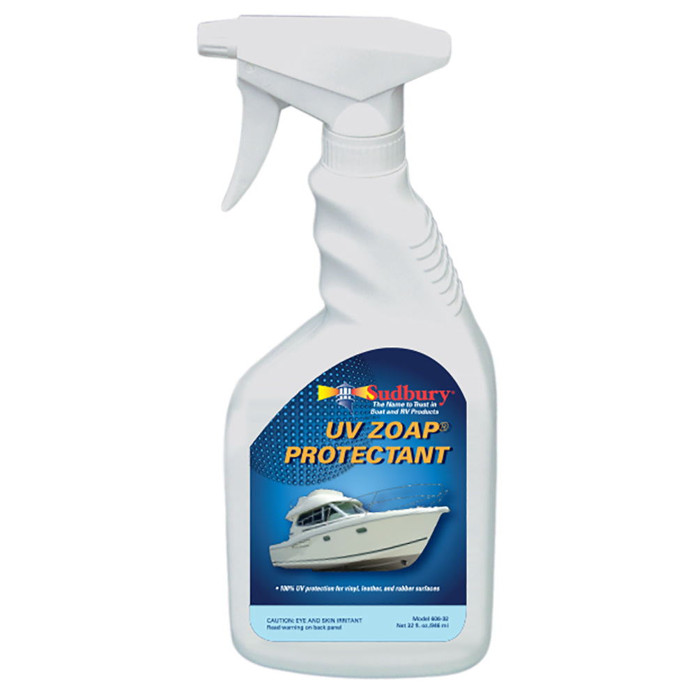 Sudbury UV Zoap Protectant - 32oz Spray for Vinyl, Leather, and Rubber Surfaces