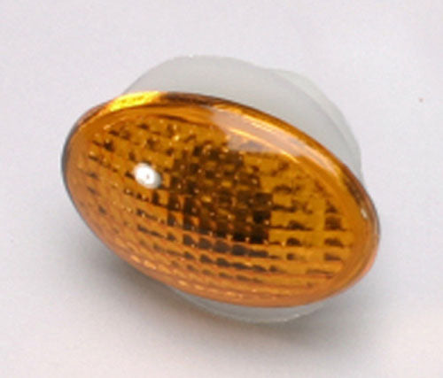 K&S Marker Lights Flat Oval Medium Amber Part 25-8272 for Enhanced Visibility
