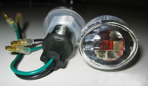 K&S 25-8282 Flat Oval Mini Marker Lights - Rainbow Finish