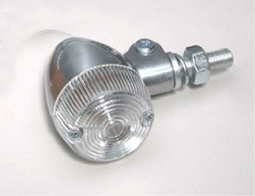 K&S Aluminum Round Marker Lights #2 70x34 Clear - Durable and Bright Signal Lights