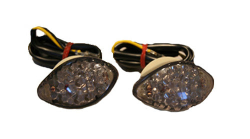 K&S LED Fairing Marker Lights for Honda CBR Models with Smoke Lens - Part No. 25-8511