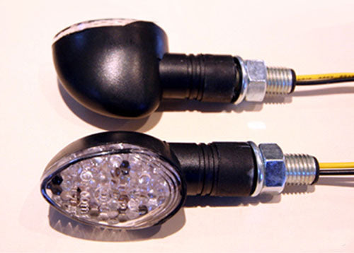 K&S LED Ultra Mini-Marker Lights Oval with Long Stem - 15 LEDs