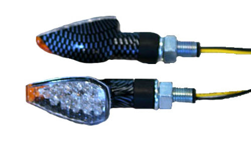 K&S LED Ultra Mini-Marker Lights, Triangle with Amber Tip - Short Version (Part Number 25-8946)