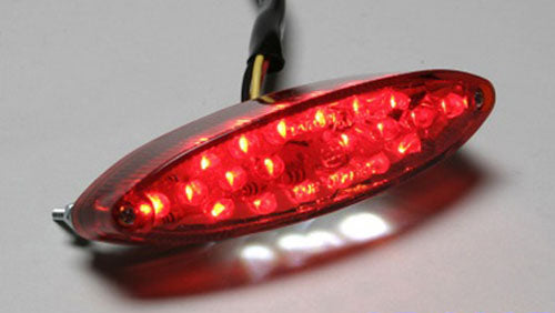 K&S LED Oval Stoplamp with Red Lens and 25-6605 Part Number