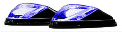 K&S Mini-Flush Mount Blue LED Marker Lights Set with Bolts (Part Number 25-9530B)