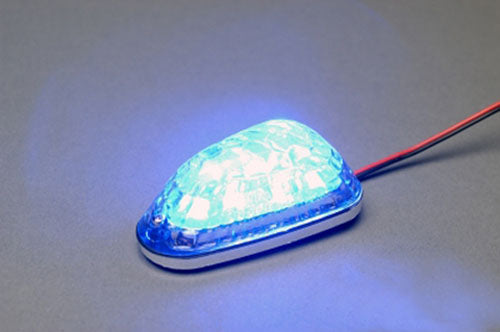 K&S LED Mini-Marker Light Set, Triangle Chrome Blue with 6 LEDs, Part Number 25-9700