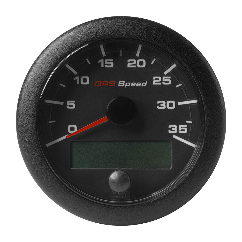 Veratron OceanLink 3-3/8" GPS Speedometer with Black Dial and Bezel (0-35 K/MPH/KMH)