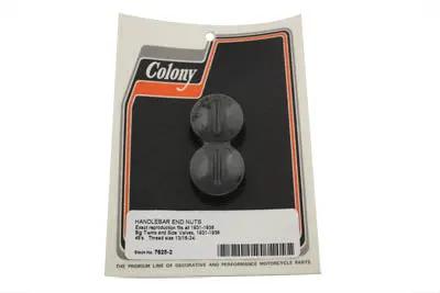 Colony Parkerized Handlebar End Nut for Harley Davidson VL 1931-1935 by Colony