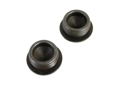 Colony Parkerized Spring Handlebar End Nut Set for Harley Davidson EL Models by Colony
