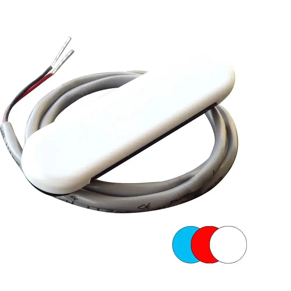 Shadow-Caster RGB Multi-Color Courtesy Light with 2 ft Lead Wire and White ABS Cover by Shadow-Caster LED Lighting