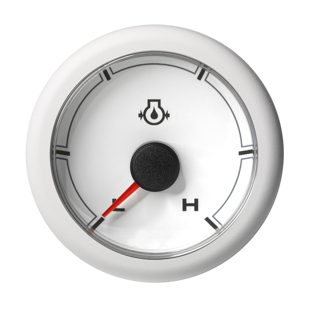 Veratron 52mm OceanLink Engine Oil Pressure Gauge with White Dial and Bezel