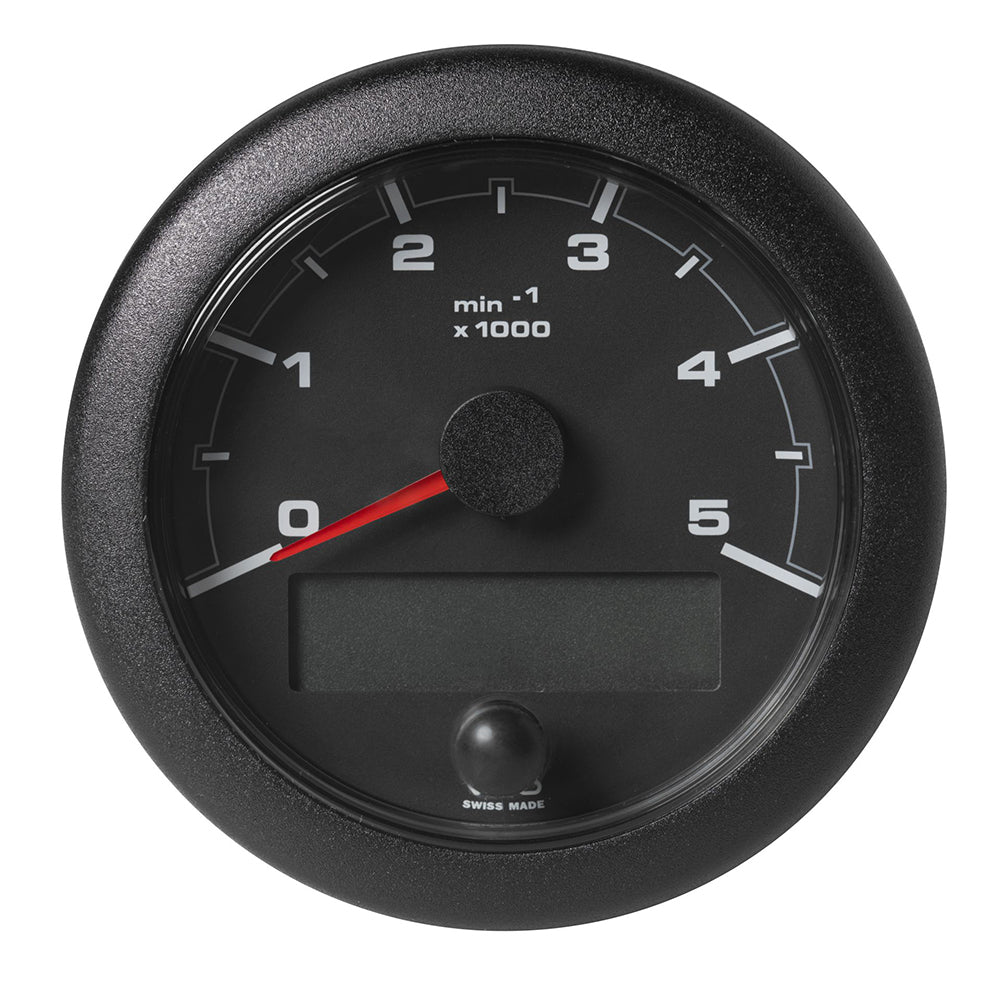 Veratron OceanLink 3-3/8" NMEA 2000 Tachometer (Part #A2C1065720001) - 5000 RPM Black Dial and Bezel