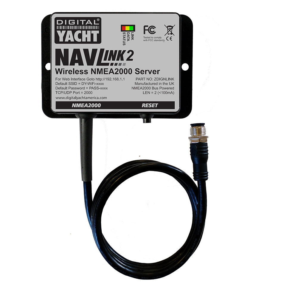 Digital Yacht NavLink 2 NMEA 2000 to WiFi Gateway for Marine Navigation and App Integration