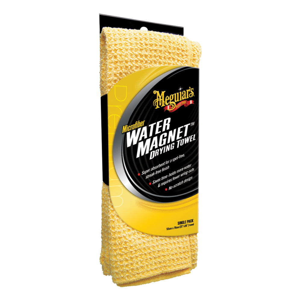Meguiar's Water Magnet Microfiber Drying Towel - 22 x 30 inches for Car, Boat, RV, and Motorcycle Detailing