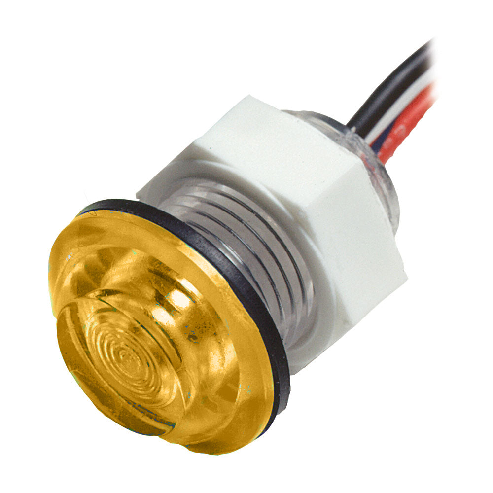 Innovative Lighting LED Bulkhead Livewell Light Flush Mount - Amber (Part #011-1500-7)