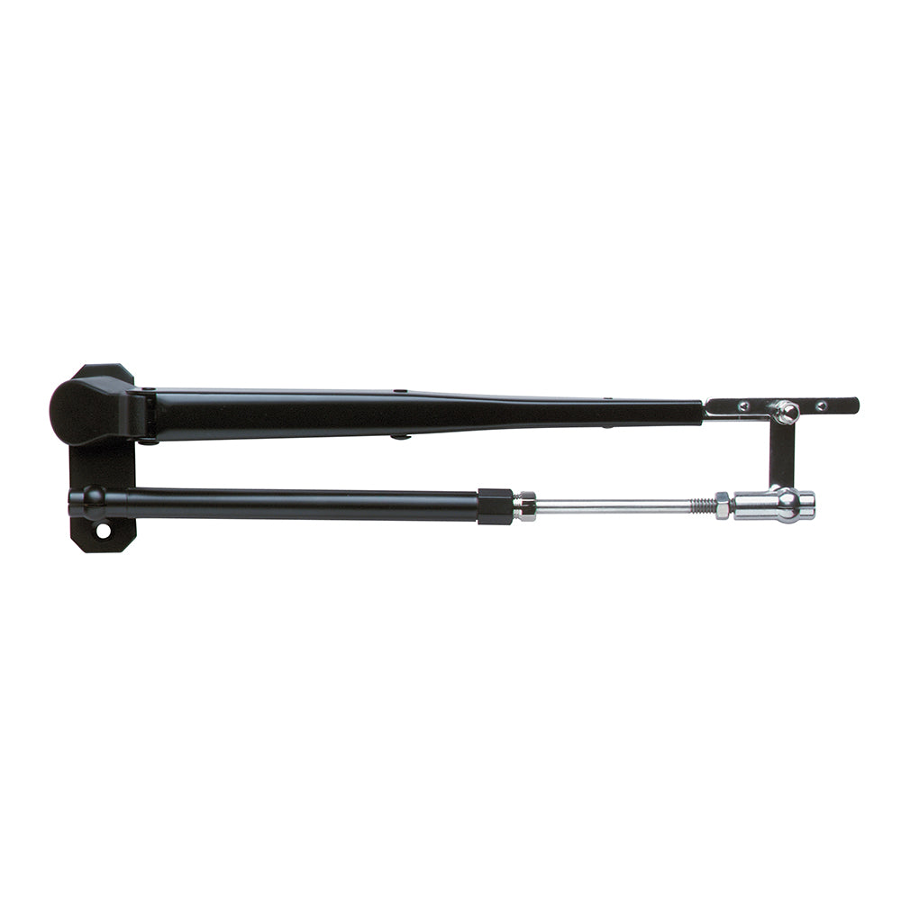 Marinco Wiper Arm Deluxe Black Stainless Steel Pantographic 17-22 Inch Adjustable