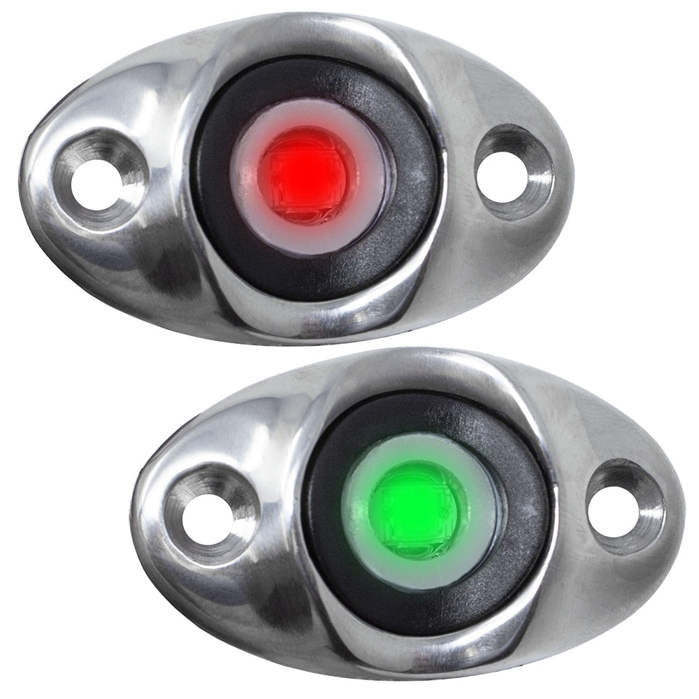 TACO Marine Surface Mount LED Side Navigation Light Set - 1-3/4 inch