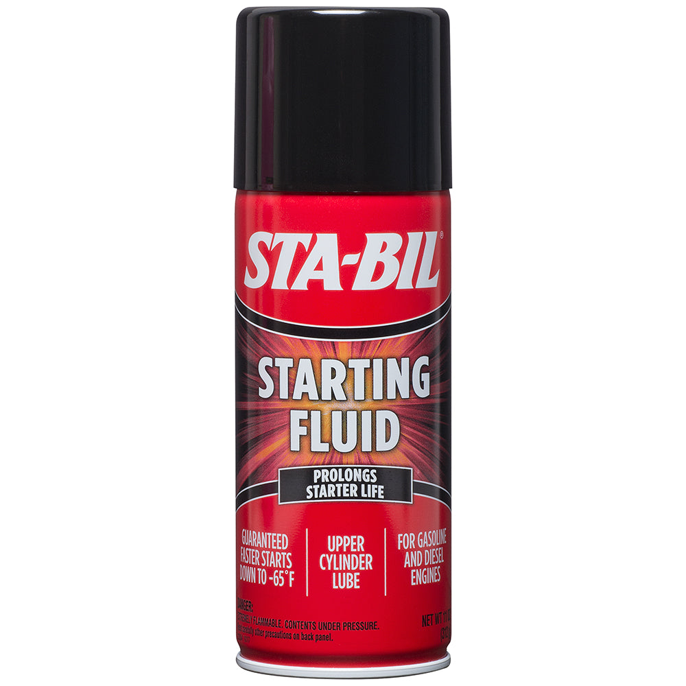 STA-BIL Starting Fluid - 11 oz for Faster Engine Starts and Cold Weather Performance