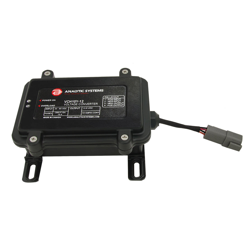 Analytic Systems Waterproof IP66 DC Converter VCH10W-12, 10A, 12V Output, 20-80V Input