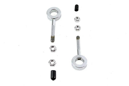 Colony Chrome Rear Chain Adjuster for Harley Davidson XL Models - Part 7703-2 by Colony