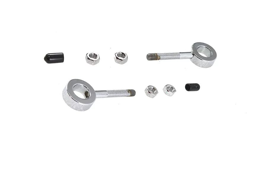 Colony Chrome Rear Chain Adjuster for Harley Davidson XL Models - Part 7703-2 by Colony