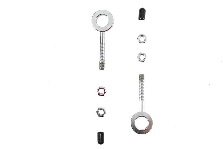 Colony Chrome Rear Chain Adjuster for Harley Davidson XL Models - Part 7703-2 by Colony