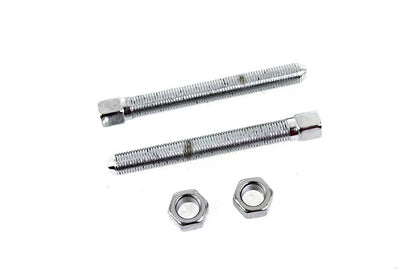 Colony Chrome Rear Chain Adjuster for Vintage Harley Davidson EL and FL Models by Colony