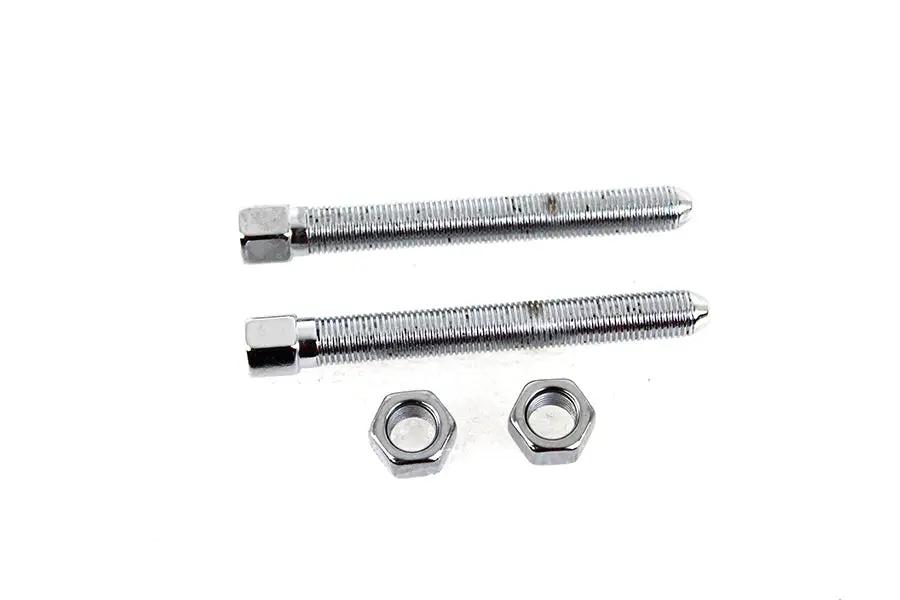 Colony Chrome Rear Chain Adjuster for Vintage Harley Davidson EL and FL Models by Colony
