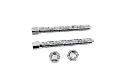 Colony Chrome Rear Chain Adjuster for Vintage Harley Davidson EL and FL Models by Colony