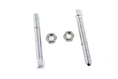 Colony Chrome Rear Chain Adjuster for Vintage Harley Davidson EL and FL Models by Colony