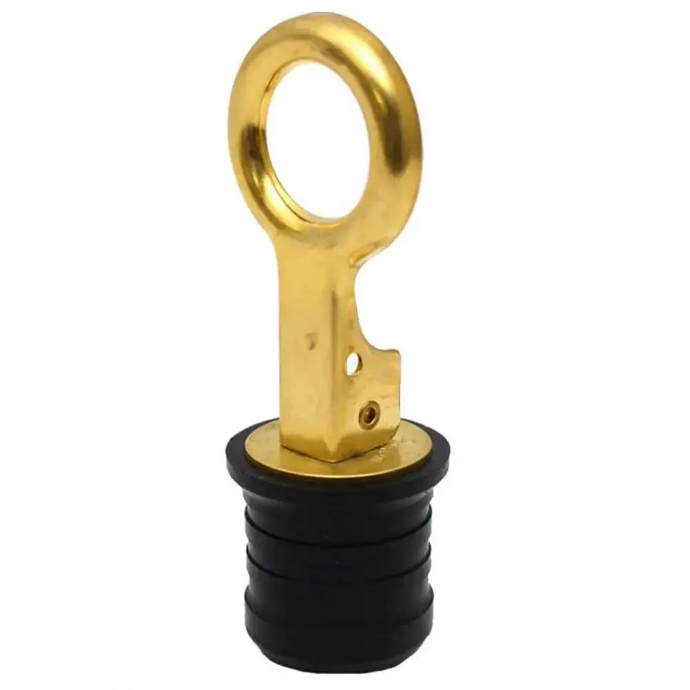 Sea-Dog Brass Snap Handle Drain Plug - 1-1/4 inch, Easy Lock Cam Action by Sea-Dog