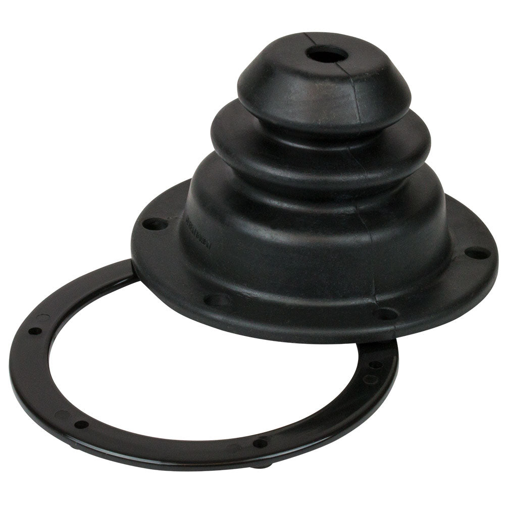 Sea-Dog Motor Well Boot - 5-1/2 Inch Diameter, UV Stabilized Rubber Seal for Engine Control Cables