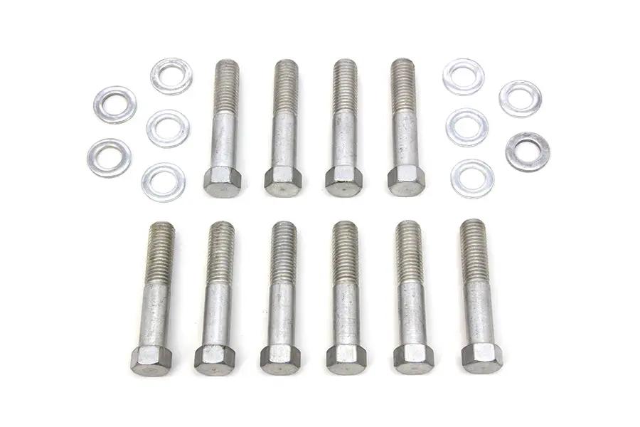 Colony Cadmium Stock 61 Inch Cylinder Head Bolt Kit for Harley Davidson EL Models by Colony