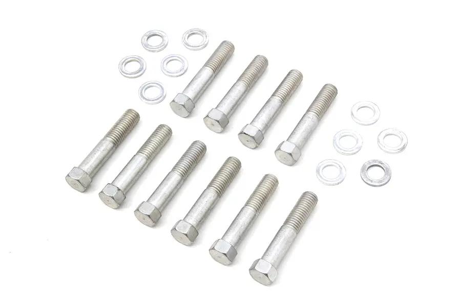 Colony Cadmium Stock 61 Inch Cylinder Head Bolt Kit for Harley Davidson EL Models by Colony