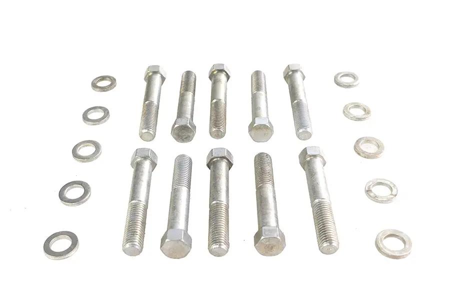 Colony Cadmium Stock Cylinder Head Bolt Kit for Harley Davidson FL Models by Colony