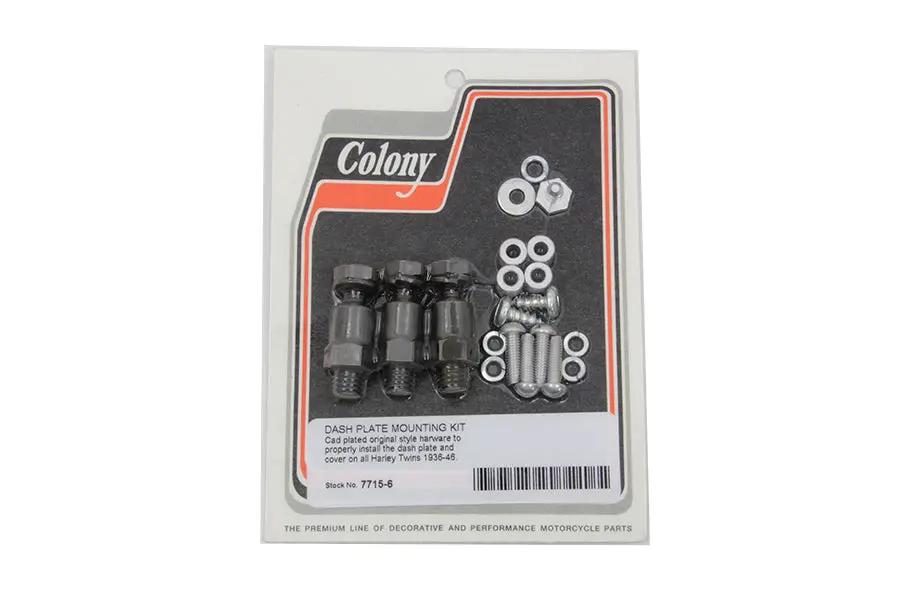 Colony Dash Plate Mounting Kit for Harley Davidson FL (1936-1945) by Colony