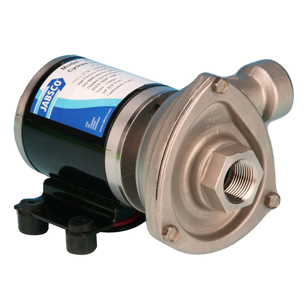 Jabsco Low Pressure Cyclone Centrifugal Pump - 24V Marine and Industrial Use